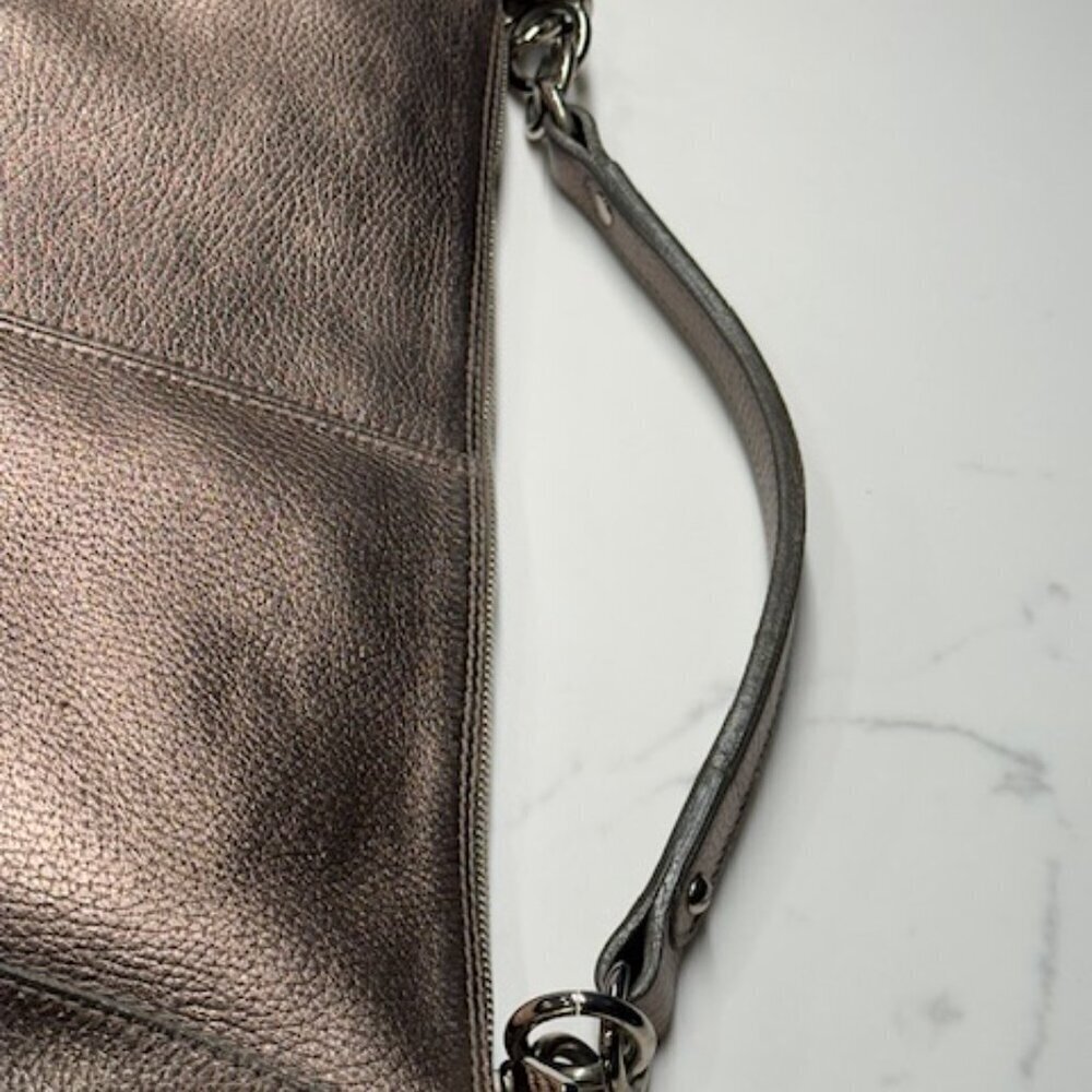 Furla Metallic Gold Leather Bag - Picture 13 of 14